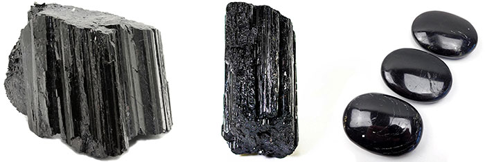 pierre tourmaline noire