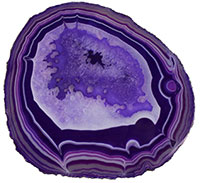 Violet agate