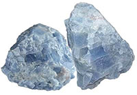 Blue calcite