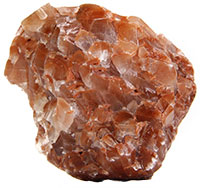 Red calcite