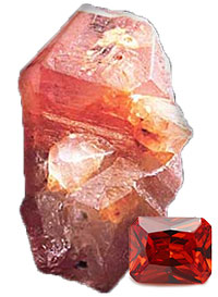 Saphir Padparadscha