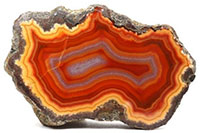 red agate front